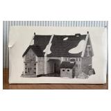 SR - Dept 56 Dickens Village Series - Butter Tub Barn, Bishops Oast House & Silas Thimbleton Barrister