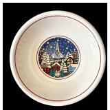 SR - Oneida Holiday Harbor Set - 6 Dinner Plates, 6 Salad Plates, 2 Bowls, 4 Mugs, Sugar Bowl & Creamer
