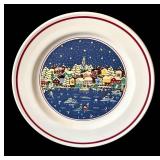 SR - Oneida Holiday Harbor Set - 6 Dinner Plates, 6 Salad Plates, 2 Bowls, 4 Mugs, Sugar Bowl & Creamer
