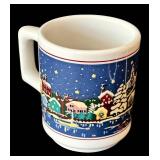 SR - Oneida Holiday Harbor Set - 6 Dinner Plates, 6 Salad Plates, 2 Bowls, 4 Mugs, Sugar Bowl & Creamer