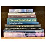 O - 18-Book Britain & Scotland Travel & History Coffee Table Book Collection
