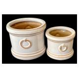 SR - Assorted Ceramic Planters - 10-Piece Set