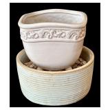 SR - Assorted Ceramic Planters - 10-Piece Set