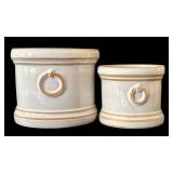 SR - Assorted Ceramic Planters - 10-Piece Set