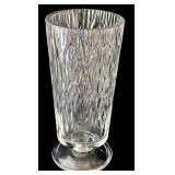 SR - Four Vintage Decorative Vases including a Towle 24% Lead Crystal Vase, Princess House Fantasia Vase and More