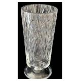 SR - Four Vintage Decorative Vases including a Towle 24% Lead Crystal Vase, Princess House Fantasia Vase and More