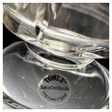 SR - Four Vintage Decorative Vases including a Towle 24% Lead Crystal Vase, Princess House Fantasia Vase and More