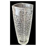 SR - Four Vintage Decorative Vases including a Towle 24% Lead Crystal Vase, Princess House Fantasia Vase and More