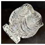 SR - Crystal Glass Bowls Set With Beehive Honey Jar