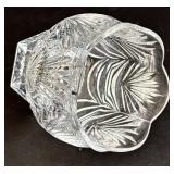 SR - Crystal Glass Bowls Set With Beehive Honey Jar
