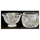 SR - Crystal Glass Bowls Set With Beehive Honey Jar