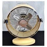 SR - Nautica Home Table Fan - Yellow Metal
