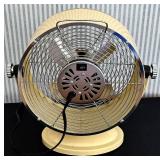 SR - Nautica Home Table Fan - Yellow Metal