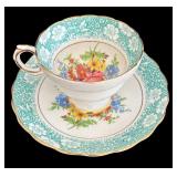 SR - Royal Albert Tea Cup & Saucer Sets - Victoria, Rosina & 2 More RA Patterns (Lot of 4)