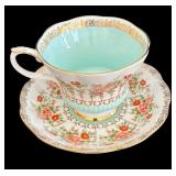 SR - Royal Albert Tea Cup & Saucer Sets - Victoria, Rosina & 2 More RA Patterns (Lot of 4)