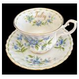 SR - Royal Albert Tea Cup & Saucer Sets - Victoria, Rosina & 2 More RA Patterns (Lot of 4)