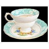 SR - Royal Albert Tea Cup & Saucer Sets - Victoria, Rosina & 2 More RA Patterns (Lot of 4)