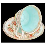 SR - Royal Albert Tea Cup & Saucer Sets - Victoria, Rosina & 2 More RA Patterns (Lot of 4)