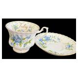 SR - Royal Albert Tea Cup & Saucer Sets - Victoria, Rosina & 2 More RA Patterns (Lot of 4)