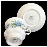 SR - Royal Albert Tea Cup & Saucer Sets - Victoria, Rosina & 2 More RA Patterns (Lot of 4)