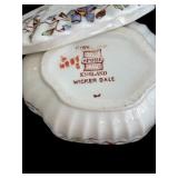 SR - Assorted Vintage Porcelain Trinket Boxes including Spode Orchid Designs Trinket Box- Lot of 5