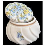 SR - Assorted Vintage Porcelain Trinket Boxes including Spode Orchid Designs Trinket Box- Lot of 5