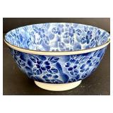 SR - Blue & White Asian Porcelain Bowls - Floral & Scroll Motifs, Mixed Patterns