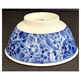 SR - Blue & White Asian Porcelain Bowls - Floral & Scroll Motifs, Mixed Patterns
