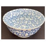 SR - Blue & White Asian Porcelain Bowls - Floral & Scroll Motifs, Mixed Patterns