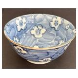 SR - Blue & White Asian Porcelain Bowls - Floral & Scroll Motifs, Mixed Patterns