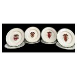 SR - Traditions, Christopher Radco Holiday Celebration Plates - Set of 8