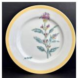 SR - Williams-Sonoma Flowering Herbs Dinner Plates - 8 1/2 in - 9-Piece Set