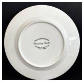 SR - Williams-Sonoma Flowering Herbs Dinner Plates - 8 1/2 in - 9-Piece Set