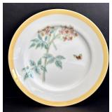 SR - Williams-Sonoma Flowering Herbs Dinner Plates - 8 1/2 in - 9-Piece Set