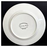 SR - Williams-Sonoma Flowering Herbs Dinner Plates - 8 1/2 in - 9-Piece Set