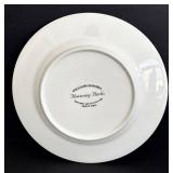 SR - Williams-Sonoma Flowering Herbs Dinner Plates - 8 1/2 in - 9-Piece Set