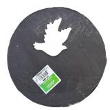 SR - Two Decorative Metal Plant Stands and Peace Paver