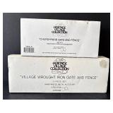 SR - Department 56 Heritage Village Collection - 17 Hand-Painted Village Accessories (Lot of 17)