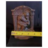 Pair of Early 20th Century Cast Iron "Thinker" Book Ends