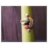 3 Sterling Silver Turquoise Navajo Size 5 rings