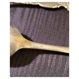 Large lot of Various Antique Spoons w/ Several Being Sterling Silver