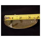 Fantastic Sterling Silver Turquiose Navajo Belt Buckle