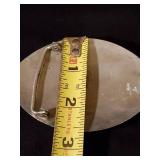 Fantastic Sterling Silver Turquiose Navajo Belt Buckle