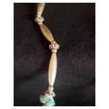 2 Beautiful Sterling Silver/Turquiose Necklaces