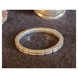 5 Antique Sterling Silver Rings