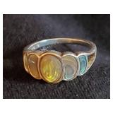 5 Antique Sterling Silver Rings