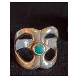 3 Sterling Silver Turquoise Navajo Size 5 & 6 rings