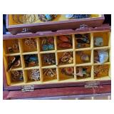 Jewelry Box with lots of Vintage Costume Jewelry