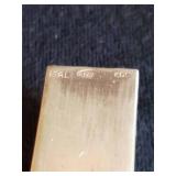 Fanastic Sterling Silver Art Deco Lipstick Case w/ Mirror  Italy