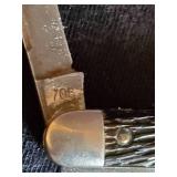 Vintage Schrade Walden 708 2 Blade & Shapleighs Hickory 90+ years